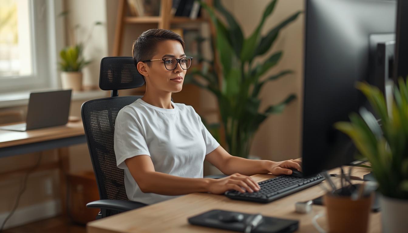 Innovatingeskill ergonomic desk setup coaching